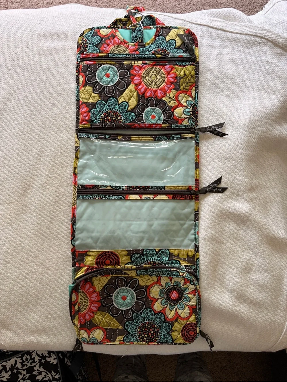Vera Bradley Quilted Floral Hanging Travel Organizer - Multicolor